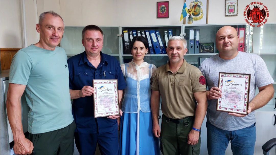 This medal is for all of you, all of those who never stop helping our defenders! I am sincerely grateful to you, friends, for helping our soldiers!